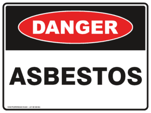 Danger Sign - ASBESTOS