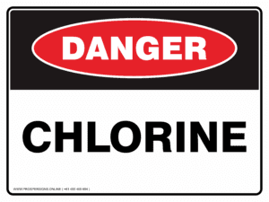 Danger Sign - CHLORINE