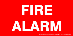 Fire Safety Signs - FIRE ALARM