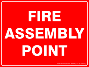 Fire Safety Signs - FIRE ASSEMBLY POINT