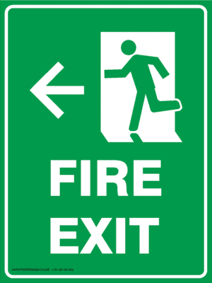 Emergency Signs - FIRE EXIT L/H