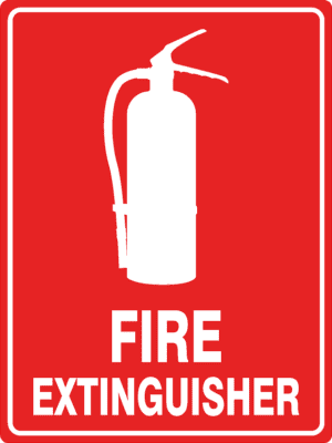 Fire Safety Signs - FIRE EXTINGUISHER