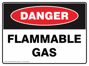 Danger Sign - FLAMMABLE GAS
