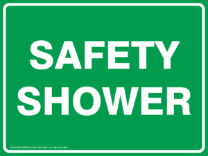 Emergency Signs - SAFETY SHOWER